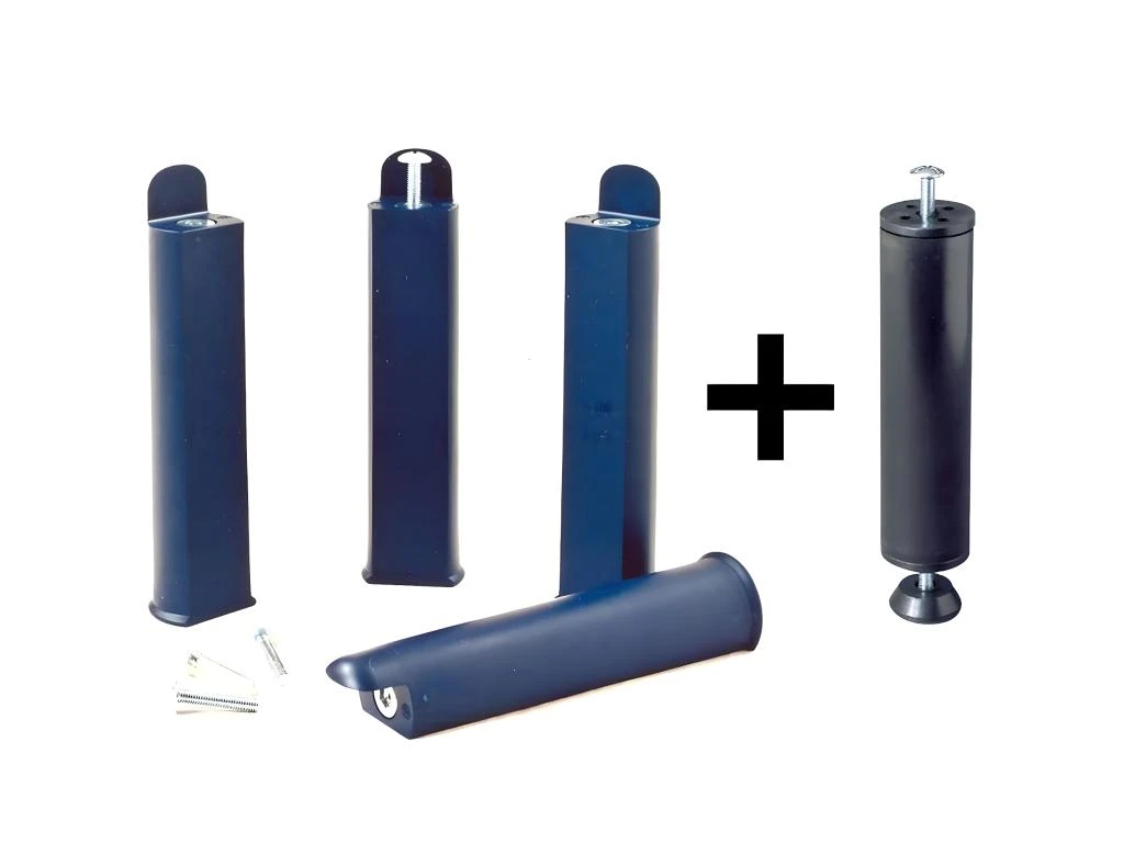 ALTOLATTES - Pack Sommier 2x20 Lattes 120x190cm + Pieds Bleus + Pied Central 5 ALTOLATTES - Pack Sommier 2x20 Lattes 120x190cm + Pieds Bleus + Pied Central – Image 3