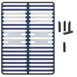 BLACKLINE - Sommier à Lattes 5 Zones De Confort 160x200cm -Sominova Soldes Boutique sommier 9002077