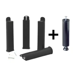 BLACKLINE - Pack Sommier à Lattes 5 Zones 160x200 + PNOIR + PCENTRAL -Sominova Soldes Boutique sommier 9002375