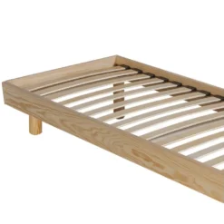 NEOKIT - Sommier Démontable 90x200cm Bois Massif Vernis Naturel -Sominova Soldes Boutique sommier 9002501