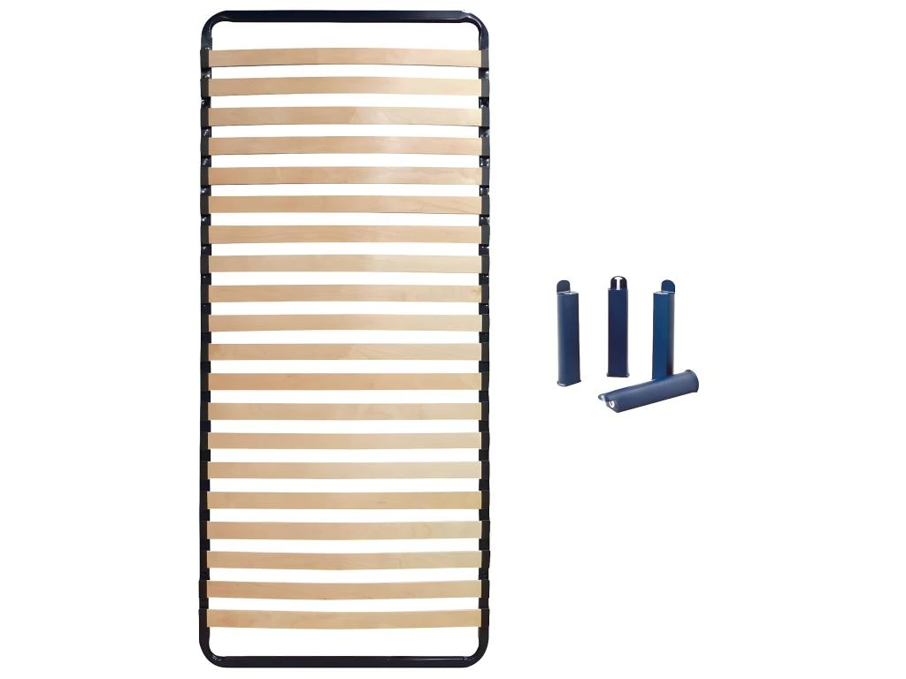 ALTOLATTES - Pack Sommier 20 Lattes 80x200cm + Pieds Bleus 3 ALTOLATTES - Pack Sommier 20 Lattes 80x200cm + Pieds Bleus