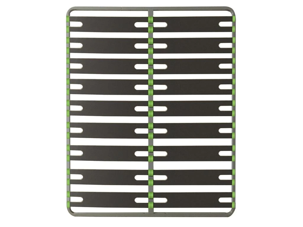 ALTOSENSO - Pack Sommier 2x9 Lattes 140x190cm + Pieds Gris + Pied Central 4 ALTOSENSO - Pack Sommier 2x9 Lattes 140x190cm + Pieds Gris + Pied Central – Image 2