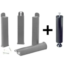 ALTOSENSO - Pack Sommier 2x9 Lattes 140x190cm + Pieds Gris + Pied Central 7 ALTOSENSO - Pack Sommier 2x9 Lattes 140x190cm + Pieds Gris + Pied Central -Sominova Soldes Boutique sommier 9002635