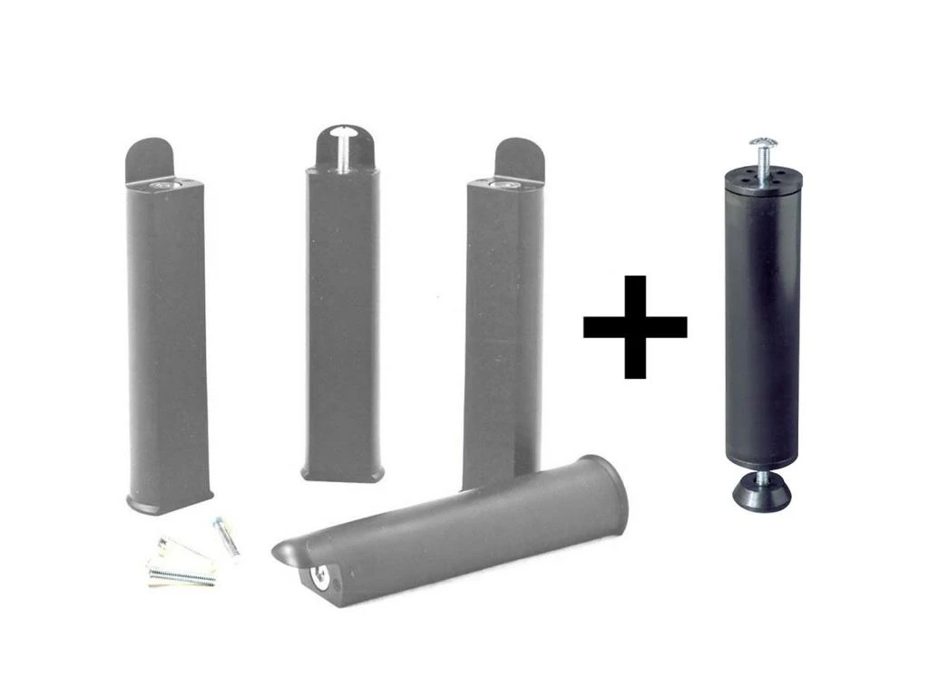 ALTOSENSO - Pack Sommier 2x9 Lattes 140x190cm + Pieds Gris + Pied Central 5 ALTOSENSO - Pack Sommier 2x9 Lattes 140x190cm + Pieds Gris + Pied Central – Image 3