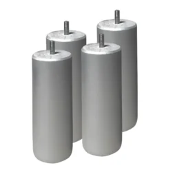 TAPIKIT - Sommier Tapissier Démontable 2x20 Lattes 160x200cm Lin + Pieds Argent 15cm -Sominova Soldes Boutique sommier 9003505