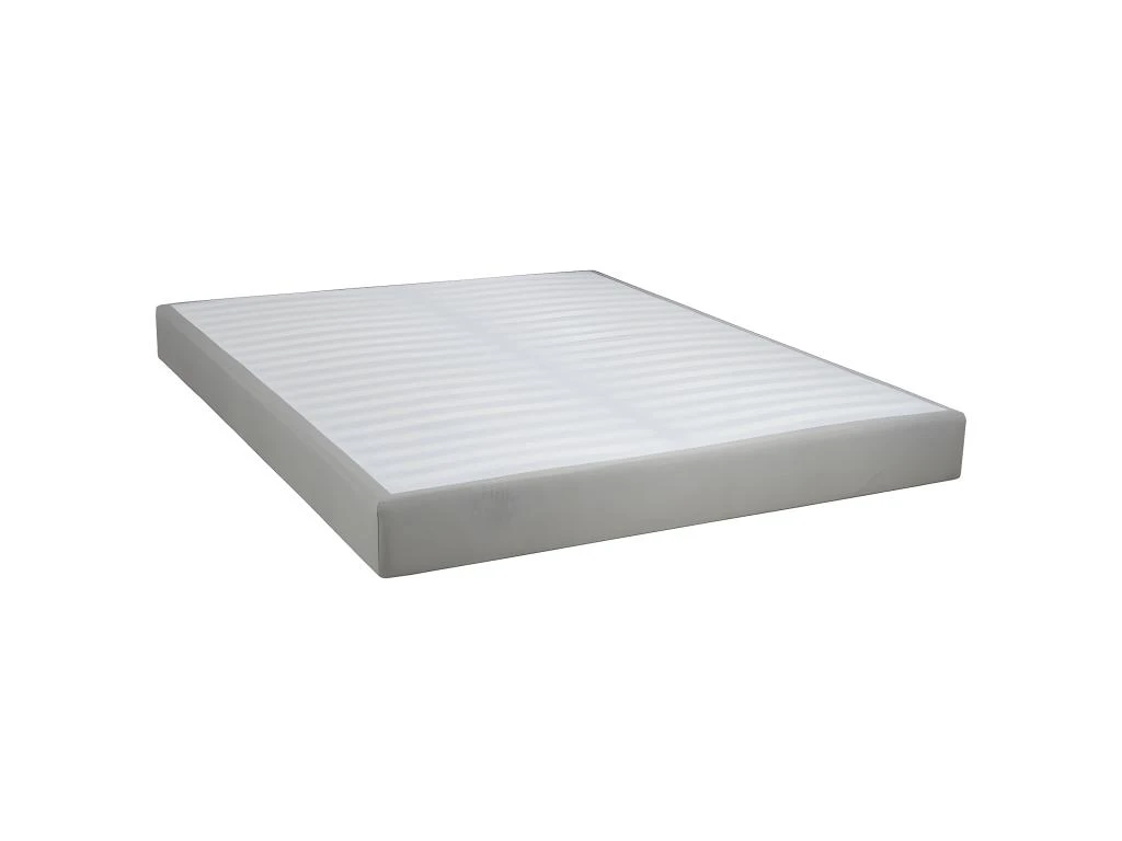 TAPIKIT - Sommier Tapissier Démontable 2x20 Lattes 160x200cm Lin + Pieds Carrés Argent 15cm 4 TAPIKIT - Sommier Tapissier Démontable 2x20 Lattes 160x200cm Lin + Pieds Carrés Argent 15cm – Image 2
