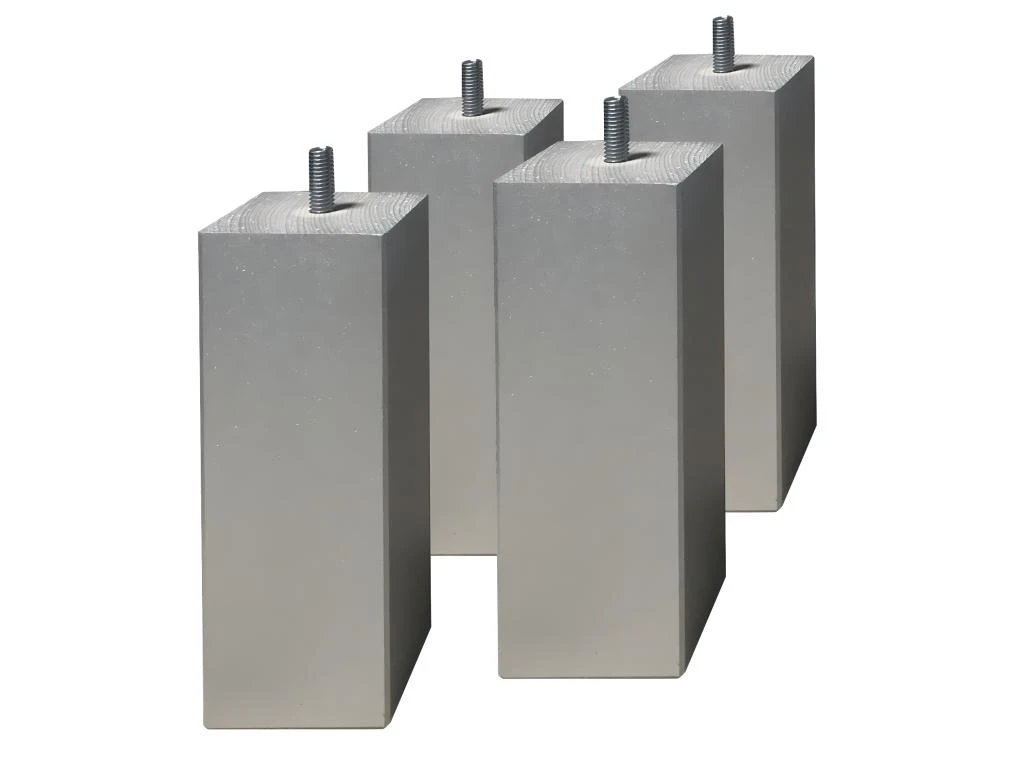 TAPIKIT - Sommier Tapissier Démontable 2x20 Lattes 160x200cm Lin + Pieds Carrés Argent 15cm 5 TAPIKIT - Sommier Tapissier Démontable 2x20 Lattes 160x200cm Lin + Pieds Carrés Argent 15cm – Image 3