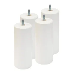 TAPIKIT - Sommier Tapissier Démontable 2x20 Lattes 160x200cm Lin + Pieds Blancs 15cm -Sominova Soldes Boutique sommier 9010091