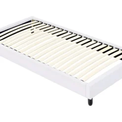 Sommier Tapissier à Lattes - 90 X 190 Cm - 20 Lattes - Blanc