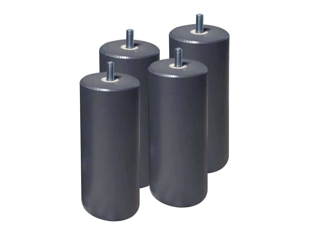 TAPIKIT - Sommier Tapissier Démontable 2x20 Lattes 160x200cm Anthracite + Pieds Anthracites 15cm 5 TAPIKIT - Sommier Tapissier Démontable 2x20 Lattes 160x200cm Anthracite + Pieds Anthracites 15cm – Image 3