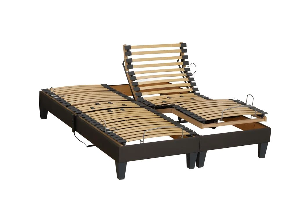 Lot 2 Sommiers Relaxation Electrique Vanessa Dimensions - 2x90 X 200 Cm 3 Lot 2 Sommiers Relaxation Electrique Vanessa Dimensions - 2x90 X 200 Cm