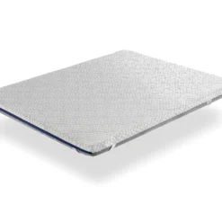 SHAULA Sur Matelas Mousse A Memoire De Forme 150X190 JENO, Epaisseur 8 CM, Dehoussable, Adaptable.