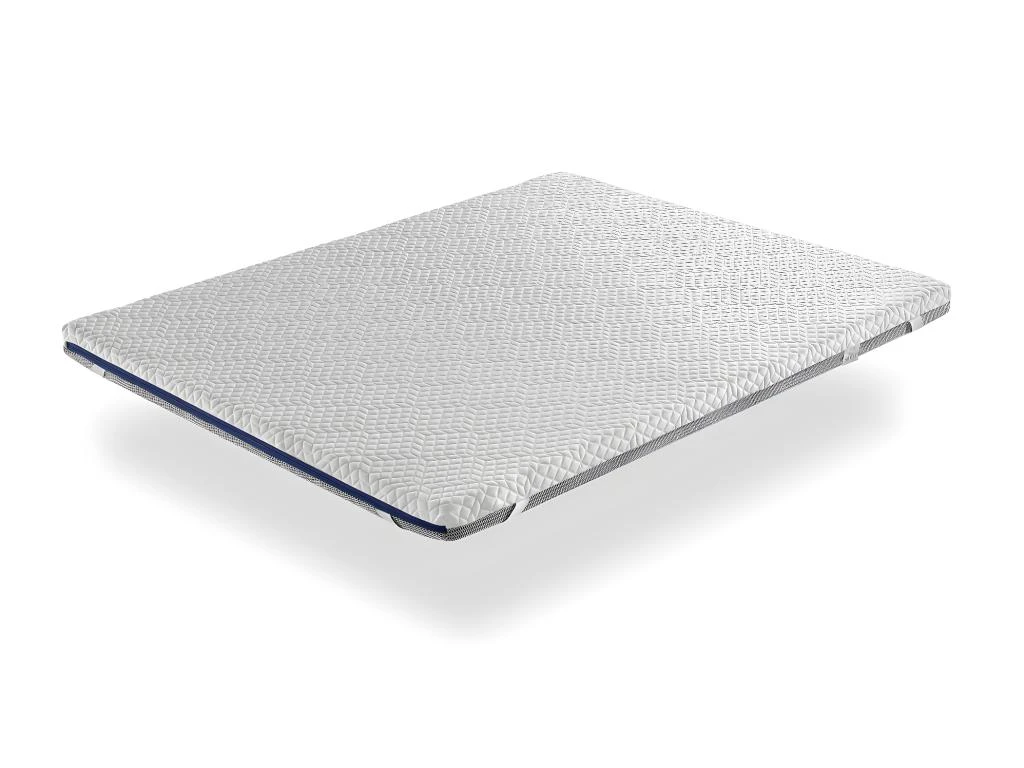SHAULA Sur Matelas Mousse A Memoire De Forme 150X190 JENO, Epaisseur 8 CM, Dehoussable, Adaptable. 3 SHAULA Sur Matelas Mousse A Memoire De Forme 150X190 JENO, Epaisseur 8 CM, Dehoussable, Adaptable.