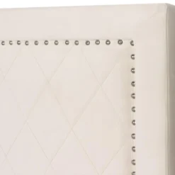 Tête De Lit Nolwen Velours Beige 160cm -Sominova Soldes Boutique tete de lit et pont de lit 10709227