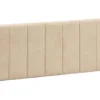 Tête De Lit Tapissée Creta 140x60 Cm Couleur Beige, 8 Cm D'épaisseur