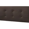 Tête De Lit Carla 160x60 Cm Chocolat, Rembourrée De Mousse -Sominova Soldes Boutique tete de lit et pont de lit 10759291