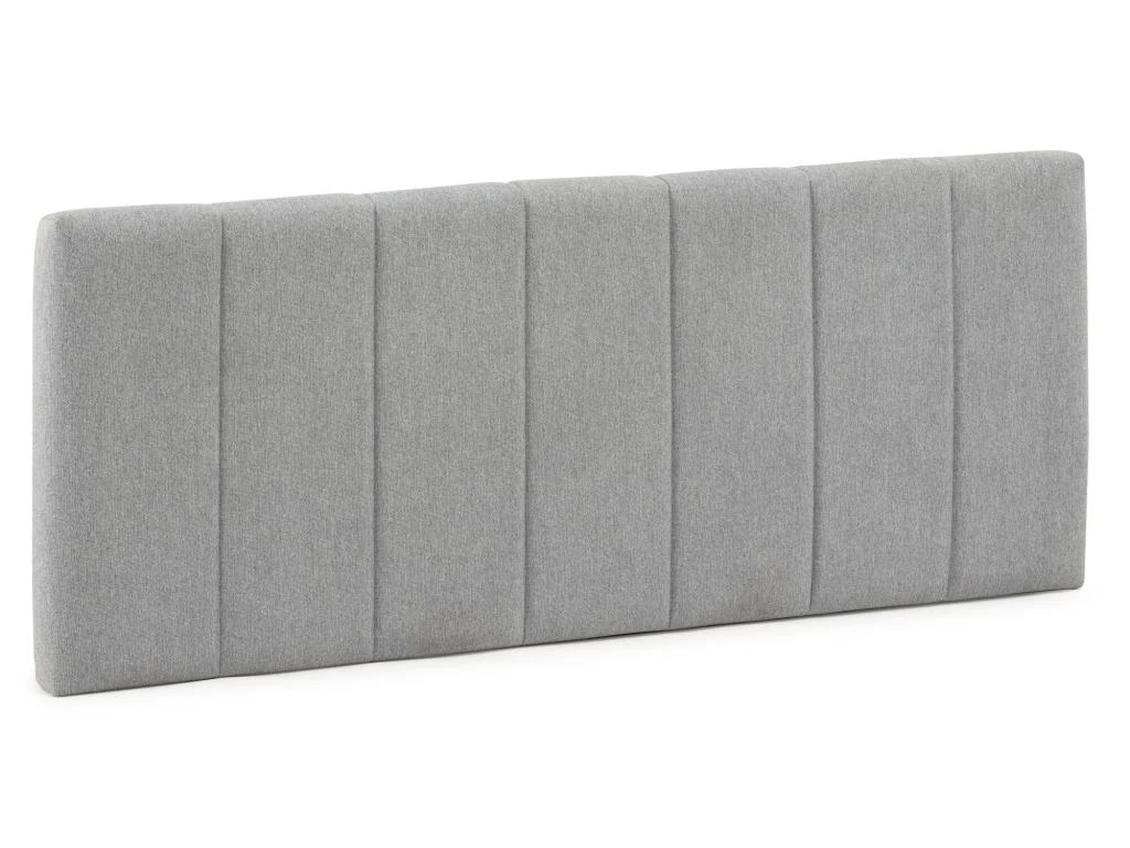 Tête De Lit Tapissée Creta 140x60 Cm Couleur Gris, 8 Cm D'épaisseur 3 Tête De Lit Tapissée Creta 140x60 Cm Couleur Gris, 8 Cm D'épaisseur