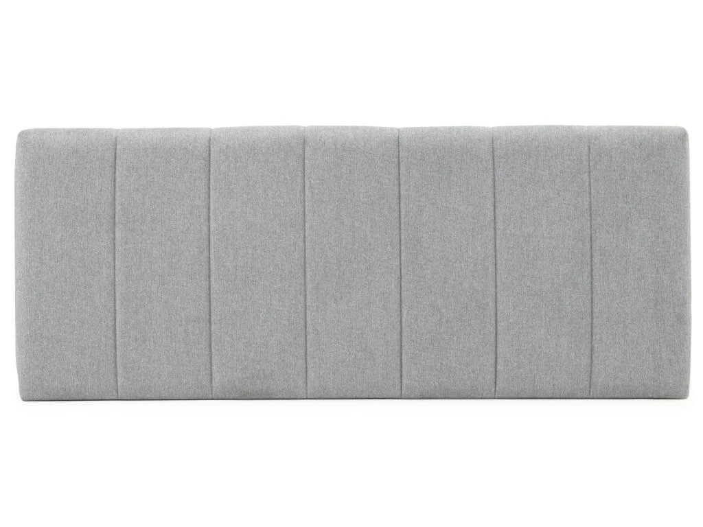 Tête De Lit Tapissée Creta 140x60 Cm Couleur Gris, 8 Cm D'épaisseur 4 Tête De Lit Tapissée Creta 140x60 Cm Couleur Gris, 8 Cm D'épaisseur – Image 2