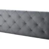 Tête De Lit Milano 150x60 Cm, Losanges En Tissu Gris, 8 Cm D'épaisseur -Sominova Soldes Boutique tete de lit et pont de lit 10759697
