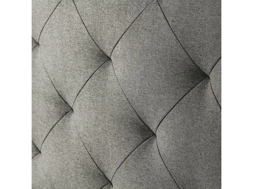 Tête De Lit Milano 150x60 Cm, Losanges En Tissu Gris, 8 Cm D'épaisseur 5 Tête De Lit Milano 150x60 Cm, Losanges En Tissu Gris, 8 Cm D'épaisseur – Image 3
