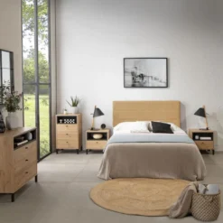 Tête De Lit Tapissée Miconos 150x60 Cm Couleur Moutarde, 8 Cm D'épaisseur -Sominova Soldes Boutique tete de lit et pont de lit 10759817