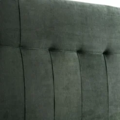 Tête De Lit Tapissée Napoles 140x100 Cm Vert, Velours, Pieds En Bois -Sominova Soldes Boutique tete de lit et pont de lit 10760451