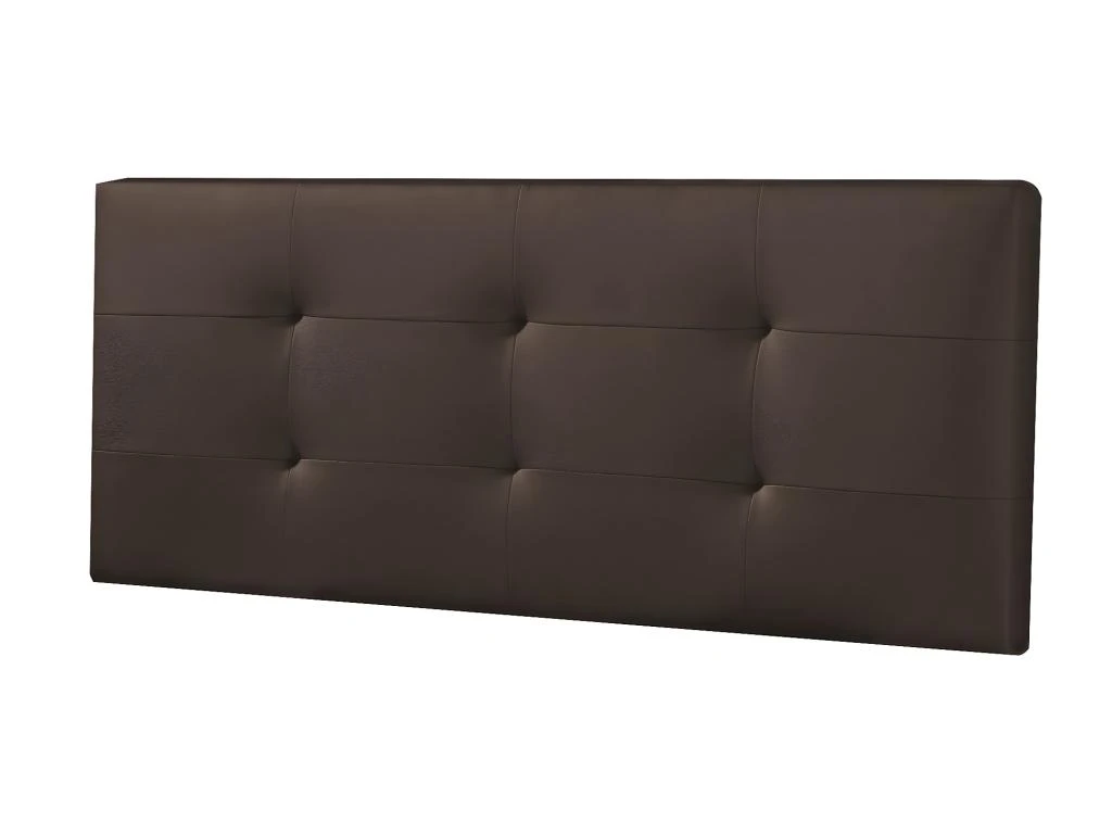 Tête De Lit Carla 140x60 Cm Chocolat, Rembourrée De Mousse 3 Tête De Lit Carla 140x60 Cm Chocolat, Rembourrée De Mousse