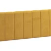 Tête De Lit Tapissée Creta 160x60 Cm Couleur Moutarde, 8 Cm D'épaisseur