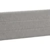 Tête De Lit Tapissée Miconos 140x60 Cm Couleur Gris, 8 Cm D'épaisseur