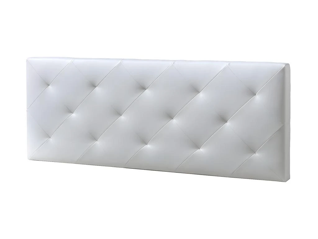 Tête De Lit Rombo 150x60 Cm Blanc, Rembourrée De Mousse 3 Tête De Lit Rombo 150x60 Cm Blanc, Rembourrée De Mousse