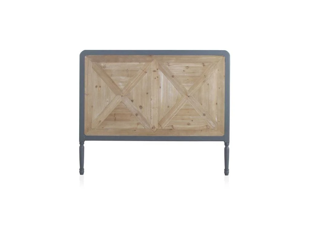 Tête De Lit 145 Cm Bois/Gris- ANNETTE 5 Tête De Lit 145 Cm Bois/Gris- ANNETTE – Image 3