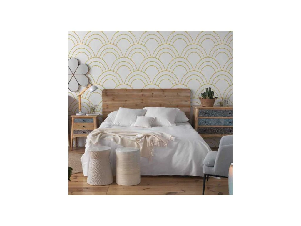 Tête De Lit 165 Cm Bois Naturel - JOLENE 4 Tête De Lit 165 Cm Bois Naturel - JOLENE – Image 2