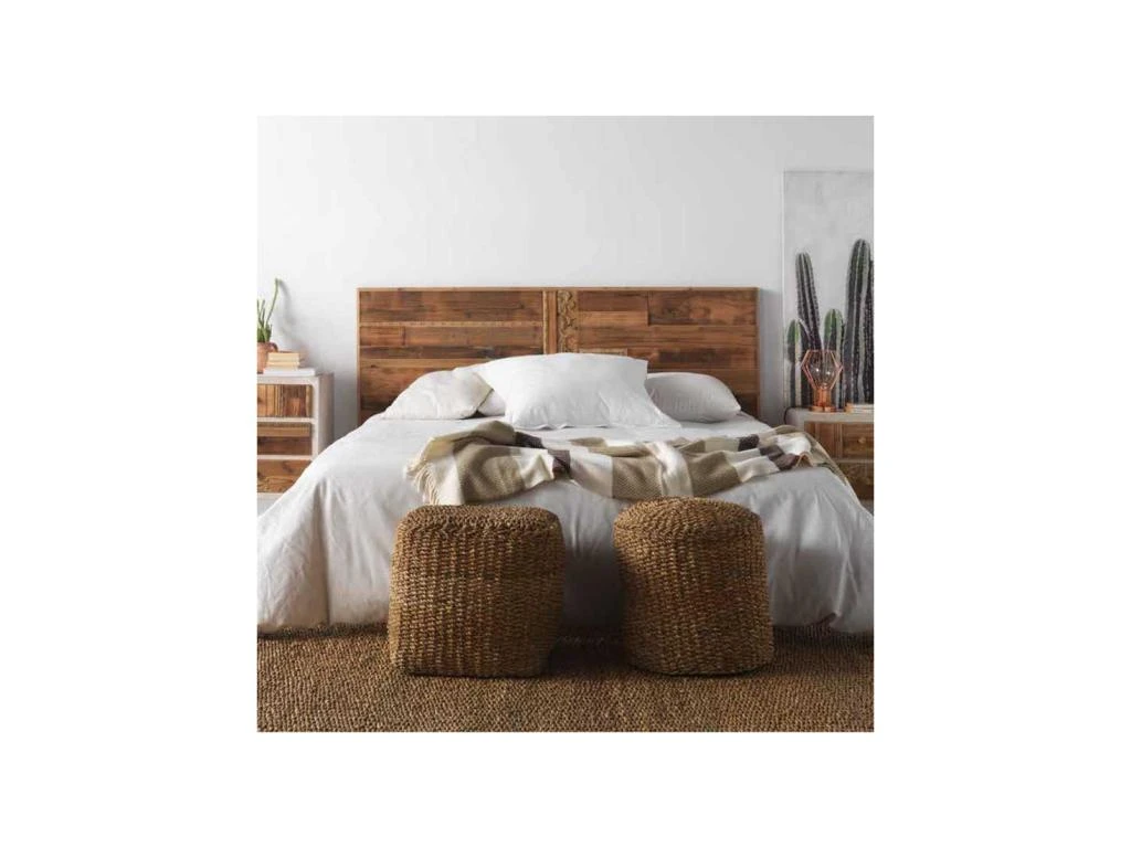 Tête De Lit 145 Cm Bois/Blanc - MAELYS 4 Tête De Lit 145 Cm Bois/Blanc - MAELYS – Image 2