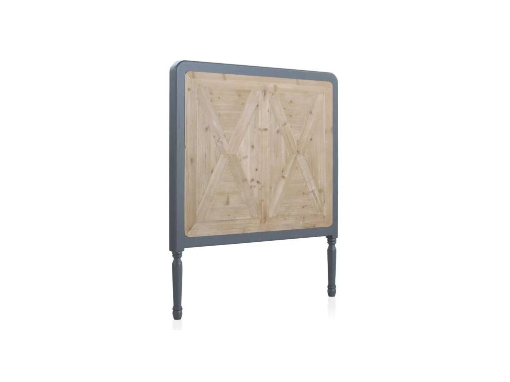 Tête De Lit 110 Cm Bois/Gris - ANNETTE 3 Tête De Lit 110 Cm Bois/Gris - ANNETTE