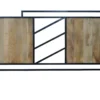 Tête De Lit 160 Cm Ajouré Métal Et Bois De Manguier - Naturel -Sominova Soldes Boutique tete de lit et pont de lit 12262023