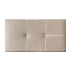 Gante Tête De Lit 2 Boutons Similicuir 116X60X8Cm Vison - Venprodin