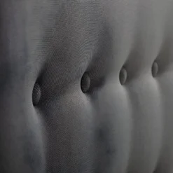 BELLECOUR LITERIE | Tête De Lit Capitonnée MARGOT 90x60 Cm | Coloris Gris Anthracite -Sominova Soldes Boutique tete de lit et pont de lit 12680131