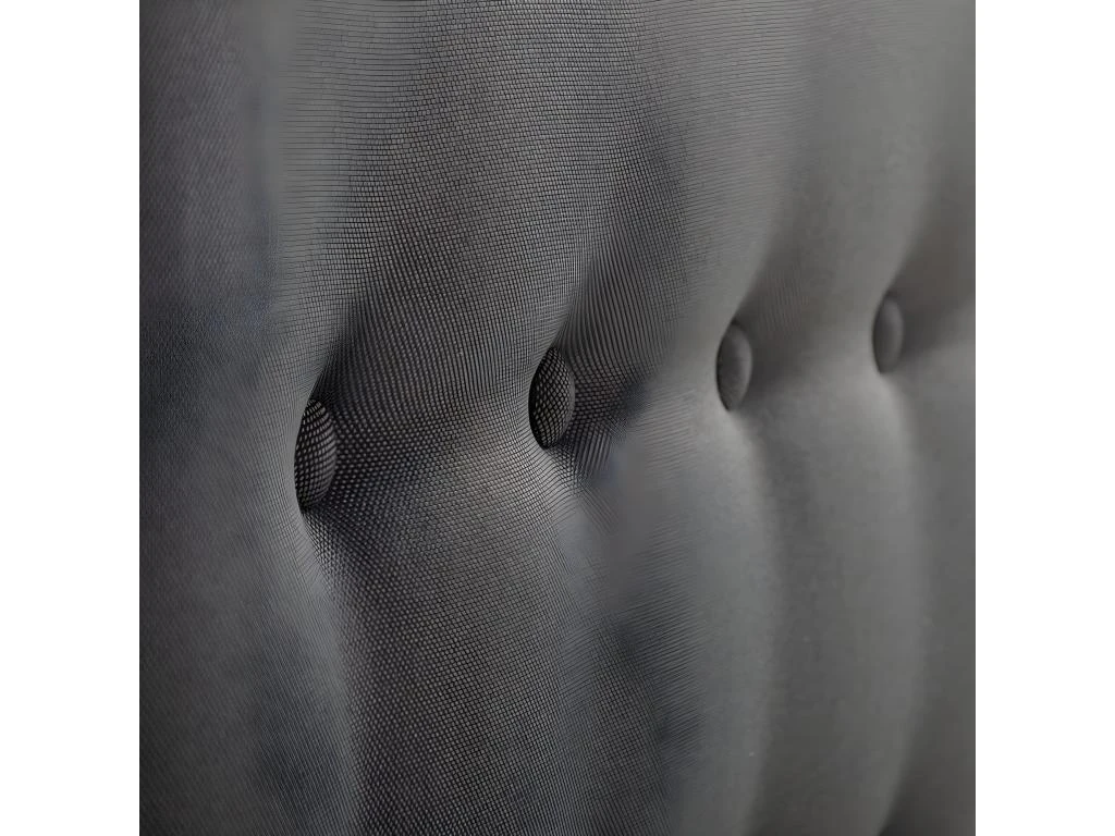 BELLECOUR LITERIE | Tête De Lit Capitonnée MARGOT 180x60 Cm | Coloris Gris Anthracite 5 BELLECOUR LITERIE | Tête De Lit Capitonnée MARGOT 180x60 Cm | Coloris Gris Anthracite – Image 3