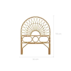 Tête De Lit Bahia En Rotin 90 Cm 10 Tête De Lit Bahia En Rotin 90 Cm -Sominova Soldes Boutique tete de lit et pont de lit 12997813