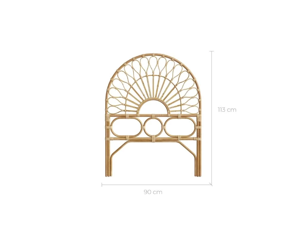 Tête De Lit Bahia En Rotin 90 Cm 5 Tête De Lit Bahia En Rotin 90 Cm – Image 3