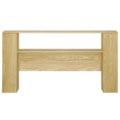 Tête De Lit Avec Rangements Zao Bois Naturel 140 Cm -Sominova Soldes Boutique tete de lit et pont de lit 13077927