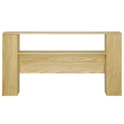 Tête De Lit Avec Rangements Zao Bois Naturel 120 Cm -Sominova Soldes Boutique tete de lit et pont de lit 13077945