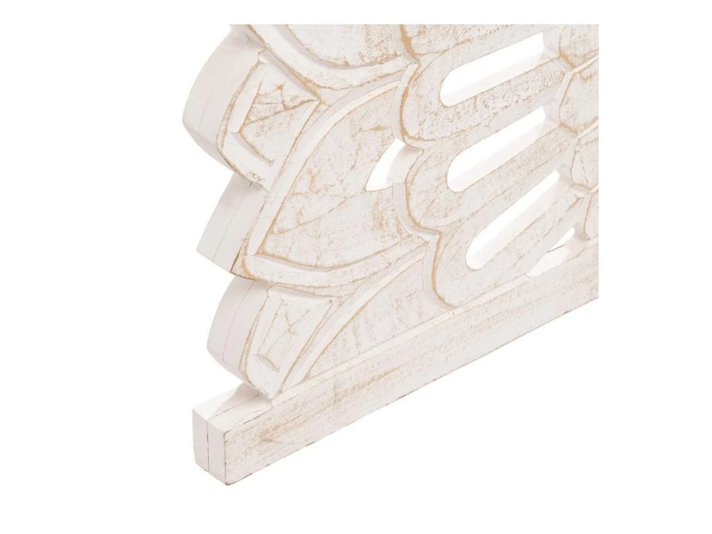 Tête De Lit Arrondie 155 Cm Bois/Blanc Cassé - ANGOLA 5 Tête De Lit Arrondie 155 Cm Bois/Blanc Cassé - ANGOLA – Image 3