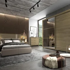 Tête De Lit Extensible Avec Chevets - 140/160 Cm - Coloris : Naturel - NOVOLI -Sominova Soldes Boutique tete de lit et pont de lit 14802029