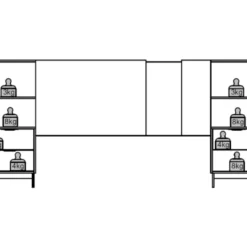 Tête De Lit Extensible Avec Chevets - 140/160 Cm - Coloris : Naturel - NOVOLI -Sominova Soldes Boutique tete de lit et pont de lit 14802051