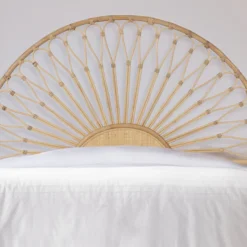 Tête De Lit 160 Cm - Rotin - Naturel - SOLIA -Sominova Soldes Boutique tete de lit et pont de lit 15072525