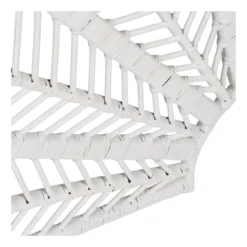 Tête De Lit 160 Cm Rotin/Blanc - VAYINA -Sominova Soldes Boutique tete de lit et pont de lit 17627353