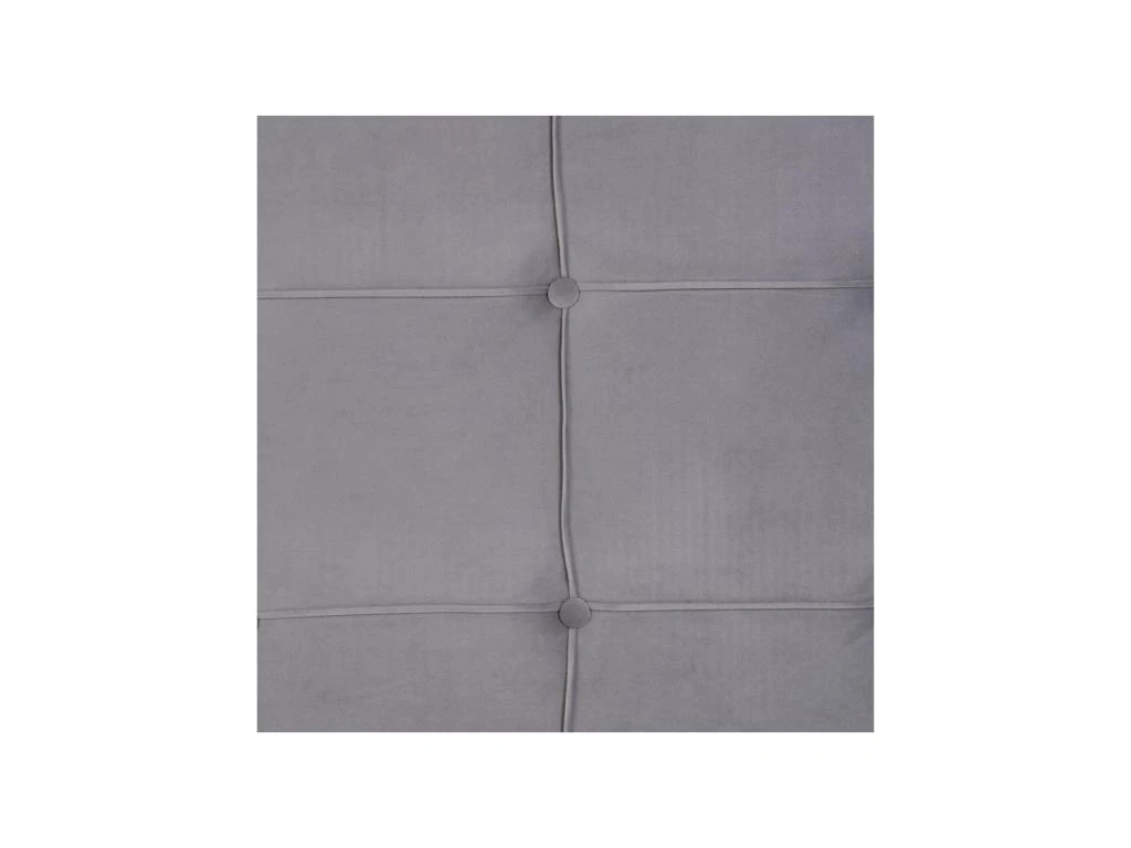 Tête De Lit Tapissée 180 Cm Tissu Gris - YOLANDA 6 Tête De Lit Tapissée 180 Cm Tissu Gris - YOLANDA – Image 4
