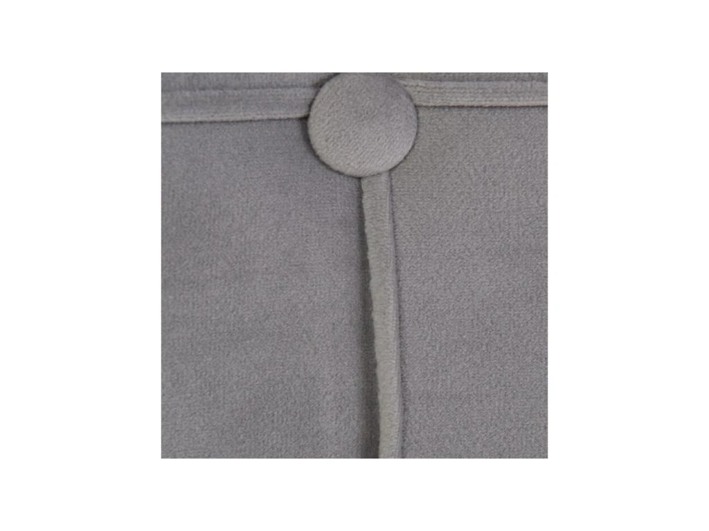 Tête De Lit Tapissée 180 Cm Tissu Gris - YOLANDA 8 Tête De Lit Tapissée 180 Cm Tissu Gris - YOLANDA – Image 6