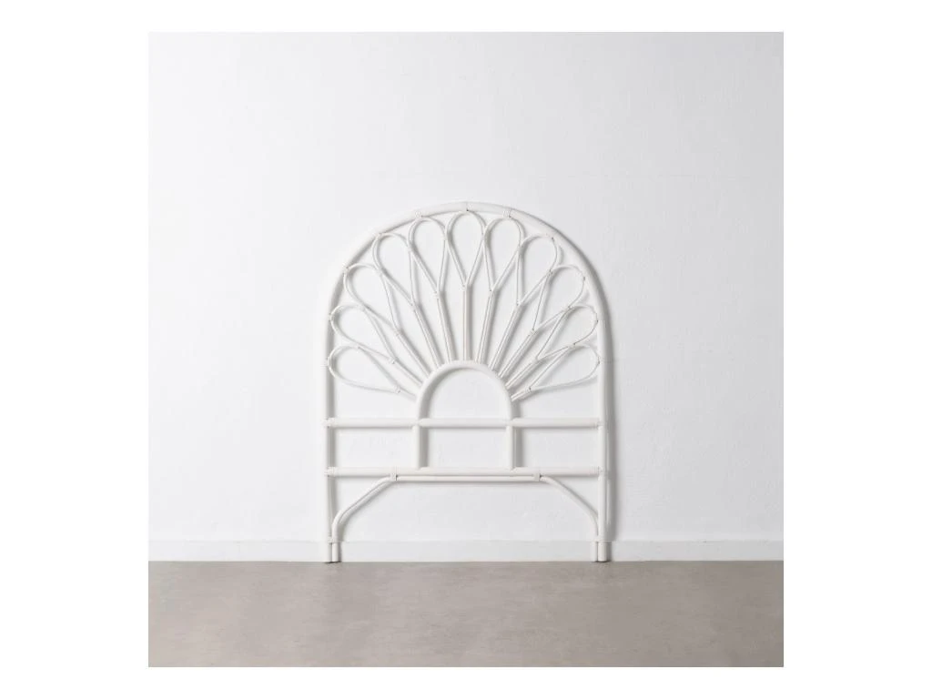 Tête De Lit 100 Cm Rotin/Blanc- FLORIMA 4 Tête De Lit 100 Cm Rotin/Blanc- FLORIMA – Image 2
